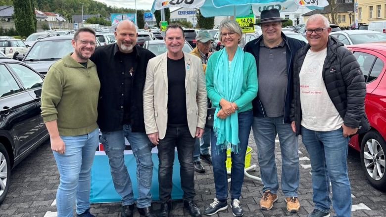 Endspurt beim 8. und letzter Canvassingstand